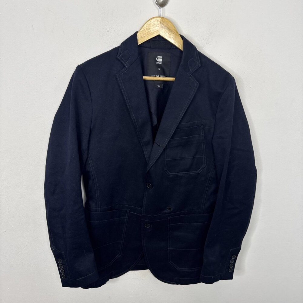 G Star Raw Men S 38 Black Blazer Sports Coat
